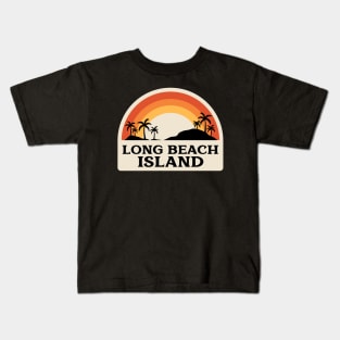 Long Beach Island Retro Kids T-Shirt